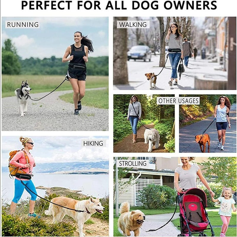 Jog With Your Dog - Fabulously Comfortable Hands Free Dog Leash - Best Bark Bargains